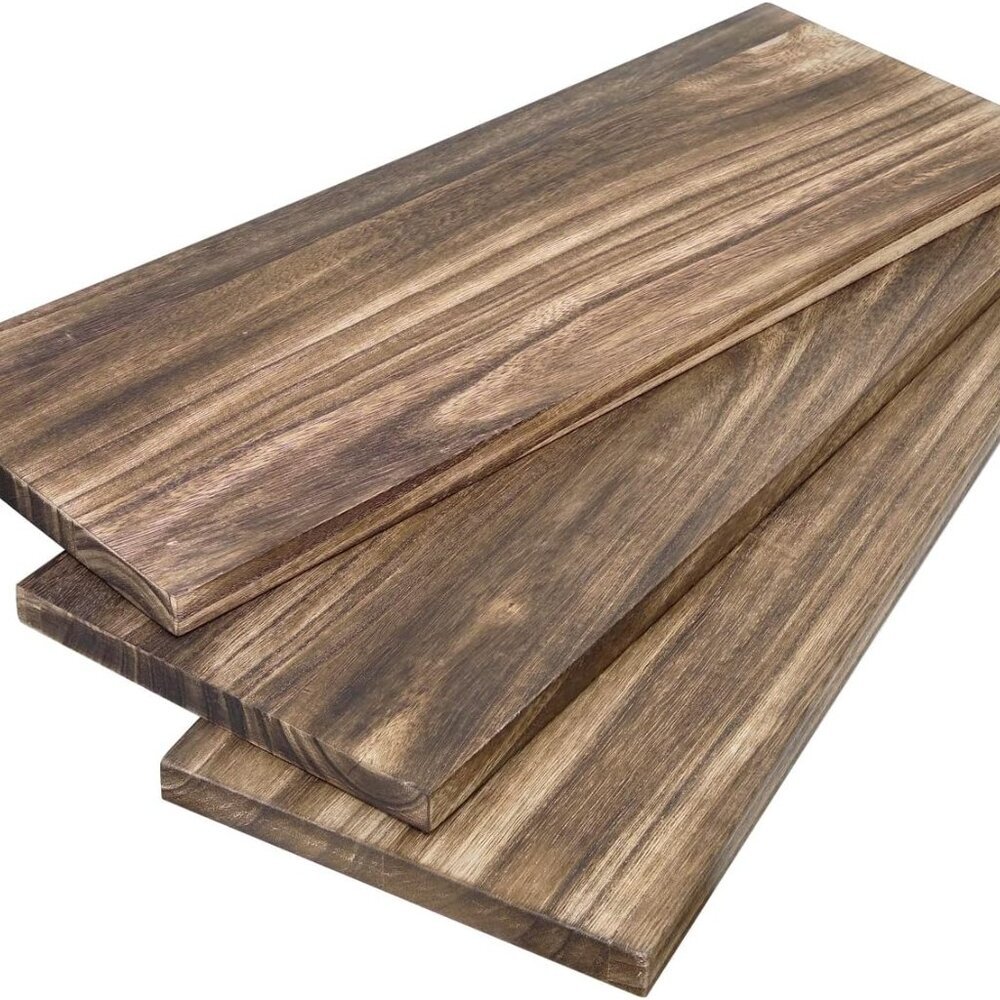 Multifunction Unfinished Wood, Signs, Wall Arts, Storage Shelves, 16.5" x 5.9" x